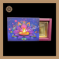 6 Partition Diwali Box | Mithai Box | Happy Diwali | Golden Cavity Box | Chocolate Box | Gift Box | Multi Colour- (With Cavity & Lid Cover)
