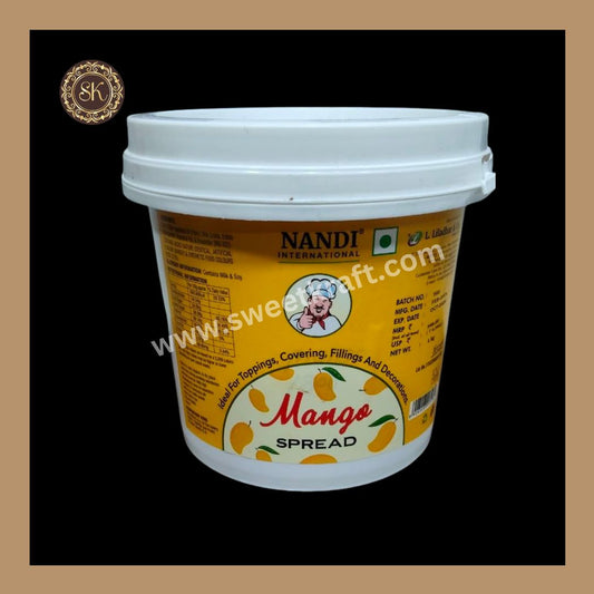 Mango Spread | Toppings | Covering | Fillings | Decorations | Nandi Brand - 1kg