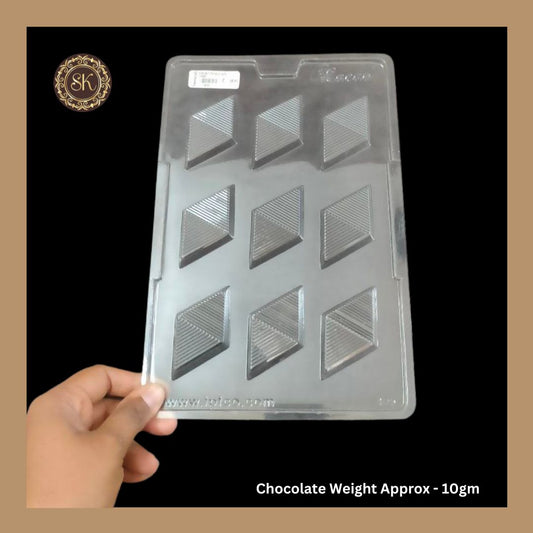 Plastic chocolate mould | Cacao | Kaju Katri Design Mould | Plastic molds (PM-311)