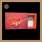 6 Cavity Diwali Box | Mithai Box | Happy Diwali | Golden Cavity Box | Chocolate Box | Gift Box | Red Colour - (Only Box)