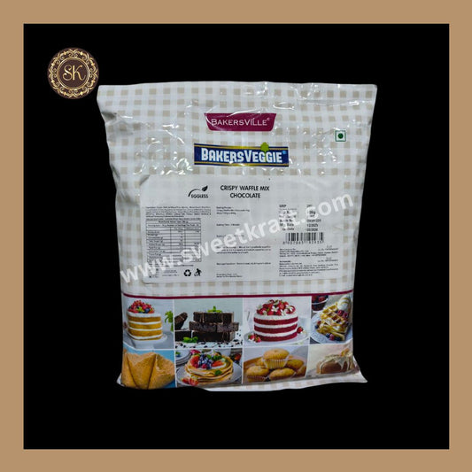 Crispy Waffle Mix Chocolate | Waffle Premix | BakersVille - 1 Kg
