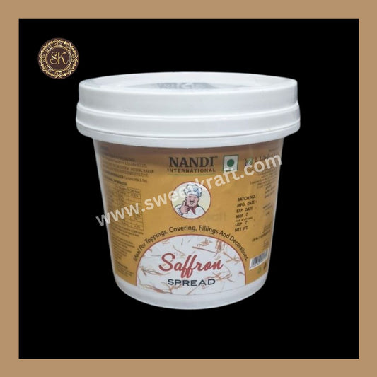 Saffron Spread | Toppings | Covering | Fillings | Decorations | Nandi Brand - 1KG