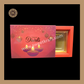 6 Partition Diwali Box | Mithai Box | Happy Diwali | Golden Cavity Box | Chocolate Box | Gift Box | Red Colour - (With Cavity & Lid Cover)