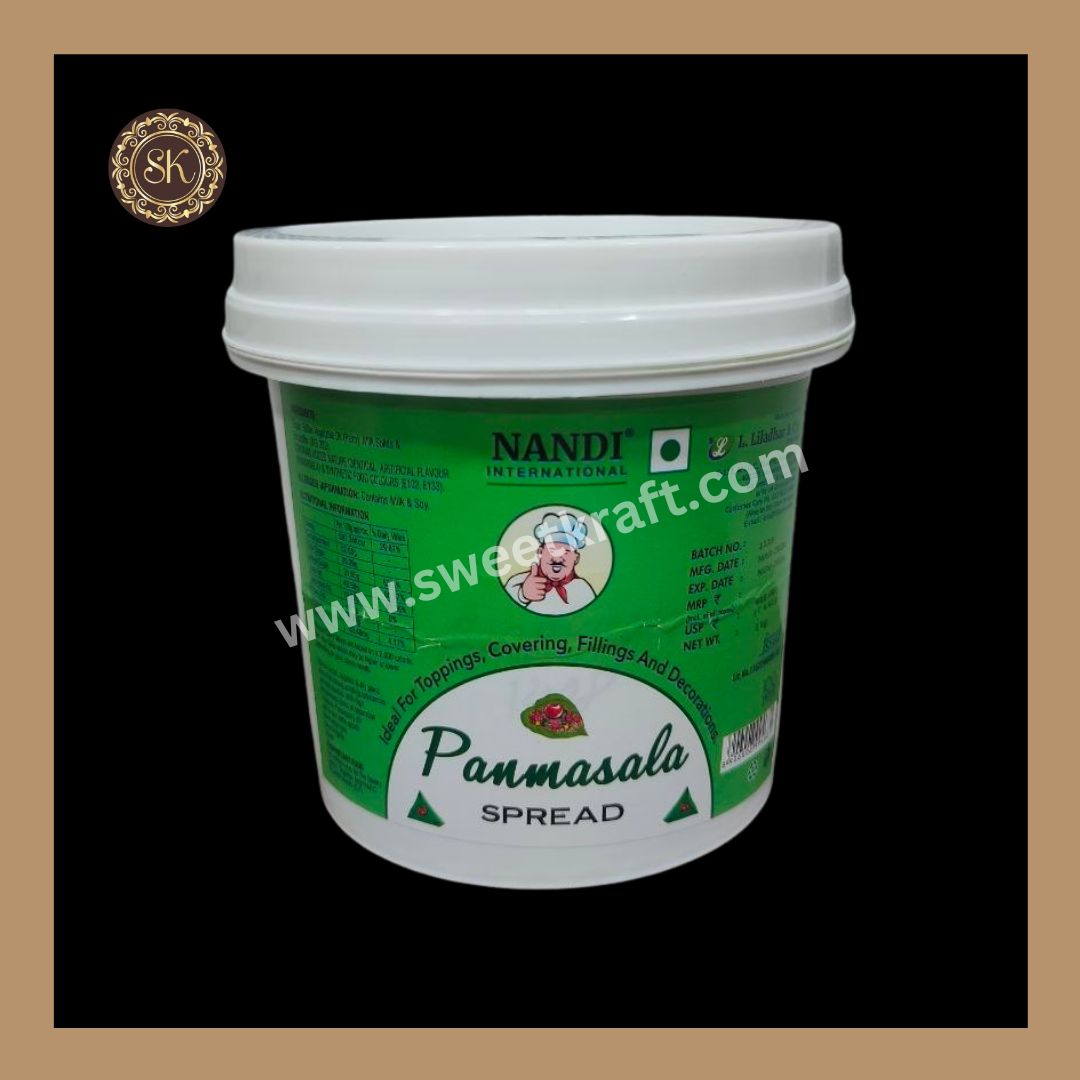Panmasala Spread | Toppings | Covering | Fillings | Decorations | Nandi Brand - 1kg