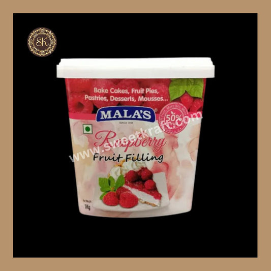 Raspberry Fruit filling | For Cake Fruit Filling | 1kg - Mala's