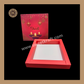 9 Cavity Diwali Box | Mithai Box | Happy Diwali | Golden Cavity Box | Chocolate Box | Gift Box | Red Colour - (Only Box)