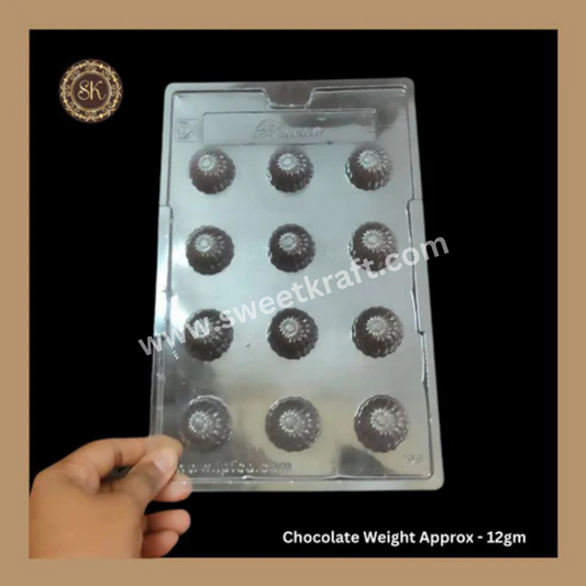 Plastic chocolate mould | Cacao | Round Mould | Plastic Mold | Plastic molds  (PM-304) Sweetkraft | Baking supplies