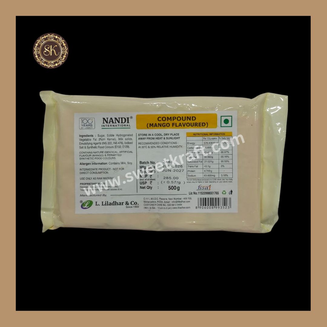 Mango Flavoured Compound | Mango Compound | Nandi - 500gms
