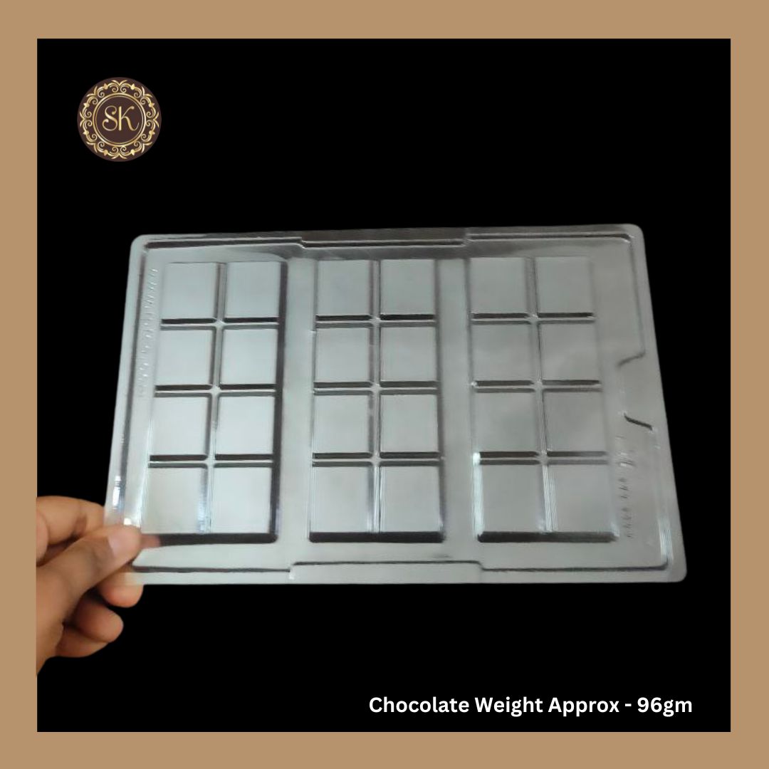 Plastic chocolate mould | Cacao | Mold | Kunafa Bar Plastic Mold | Plastic molds  (PM-298)