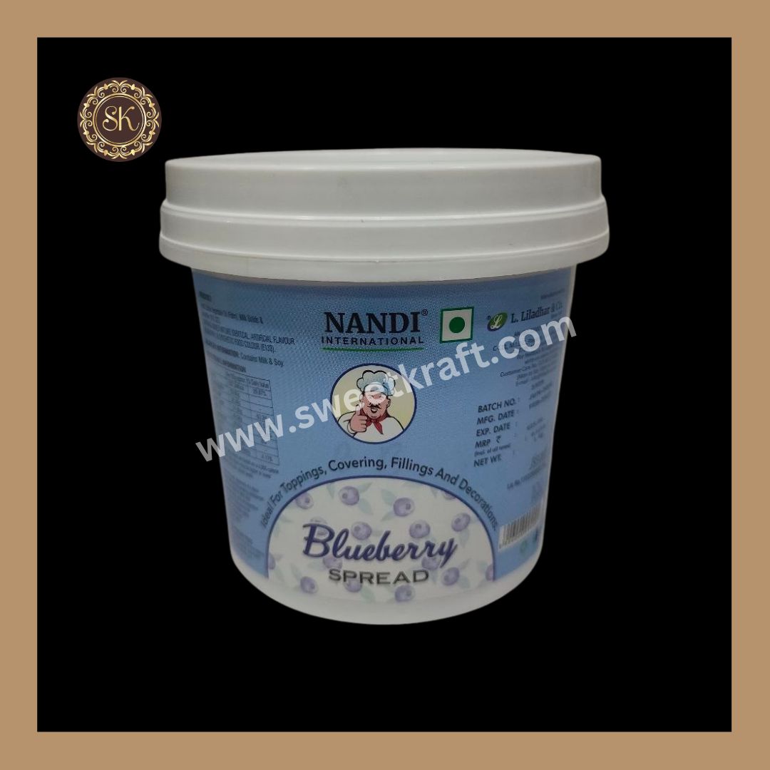 Blueberry Spread | Toppings | Covering | Fillings | Decorations | Nandi Brand - 1kg