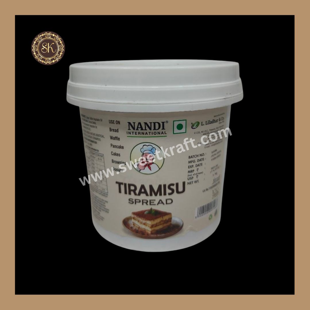 Tiramisu Spread | Toppings | Covering | Fillings | Decorations | Nandi Brand - 1kg