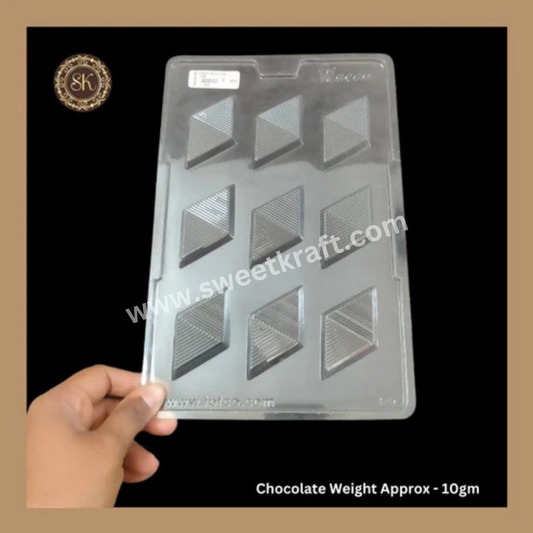 Plastic chocolate mould | Cacao | Kaju Katri Design Mould | Plastic molds (PM-311) Sweetkraft | Baking supplies