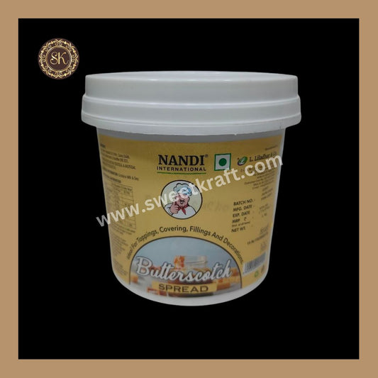 Butterscotch Spread | Toppings | Covering | Fillings | Decorations | Nandi Brand - 1kg