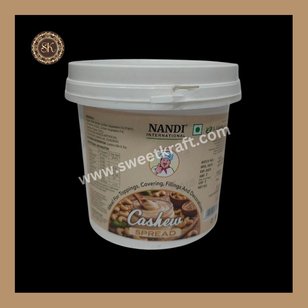Cashew Spread | Toppings | Covering | Fillings | Decorations | Nandi Brand - 1kg