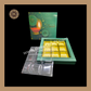 9 Cavity Diwali Box | Mithai Box | Happy Diwali | Golden Cavity Box | Chocolate Box | Gift Box | Green Colour - (With Cavity & Lid Cover)