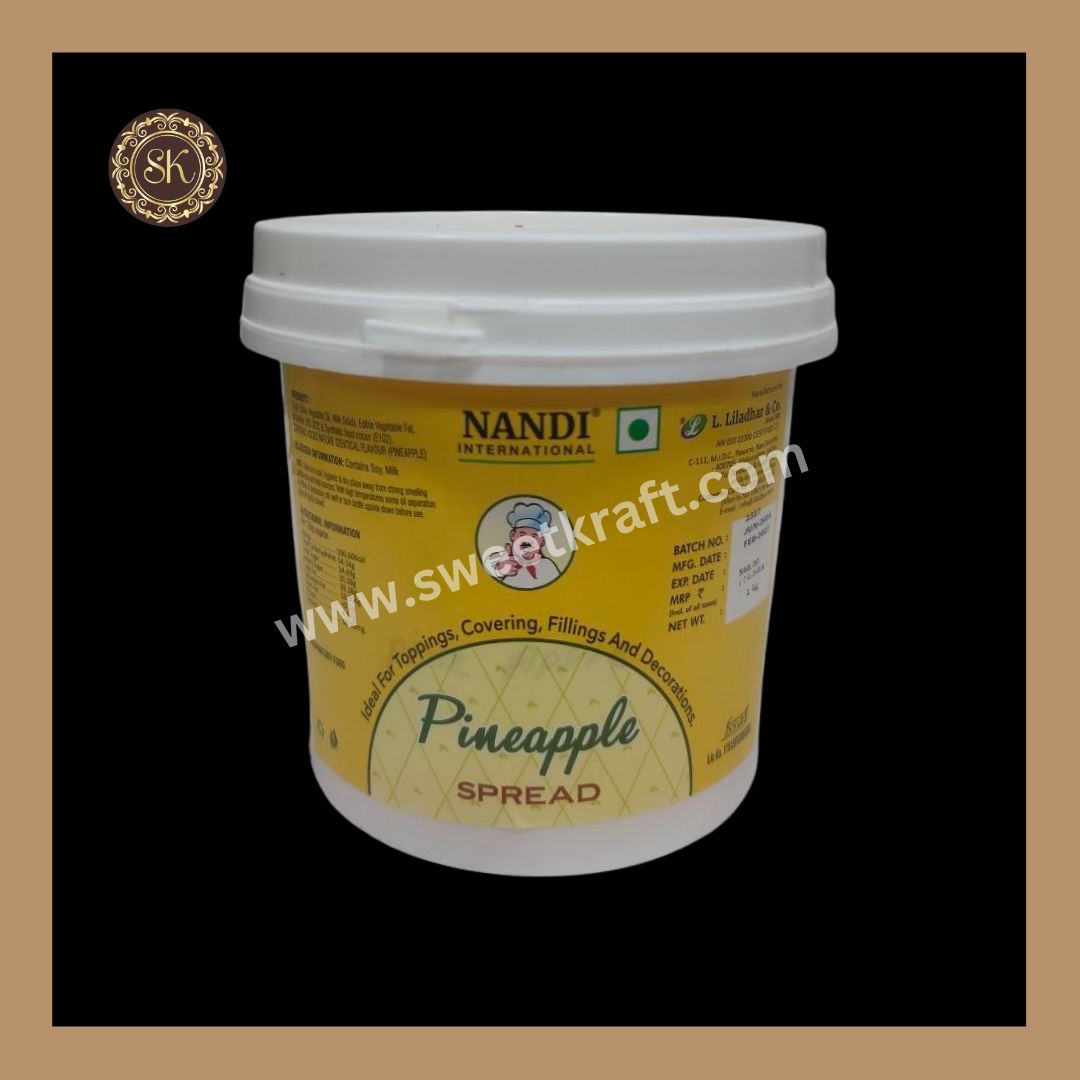 Pineapple Spread | Toppings | Covering | Fillings | Decorations | Nandi Brand - 1kg