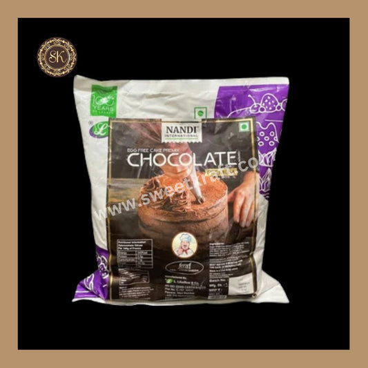 Chocolate Cake Premix | Egg Free Cake Premix Chocolate Flavoured Premium Premix | Nandi - 1 Kg
