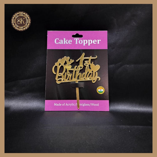 Happy Birthday Cake Topper | Acrylic Cake Topper | Cake Topper 4 inch 