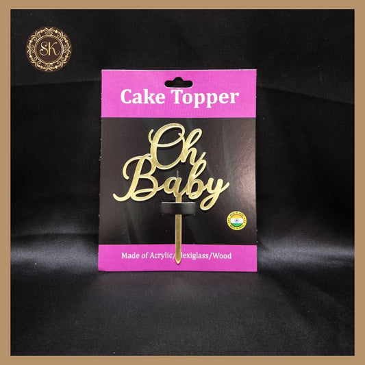 Baby Cake Topper | Acrylic Cake Topper | Cake Topper 4 inch