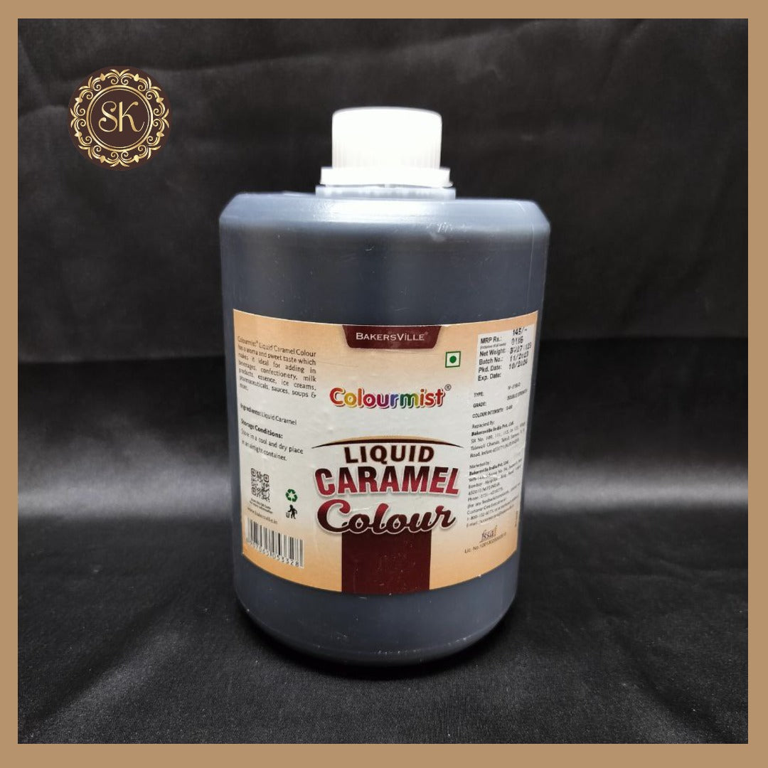 Liquid Caramel Coloour | Colourmist | BakersVille | Pack Of - 1kg.