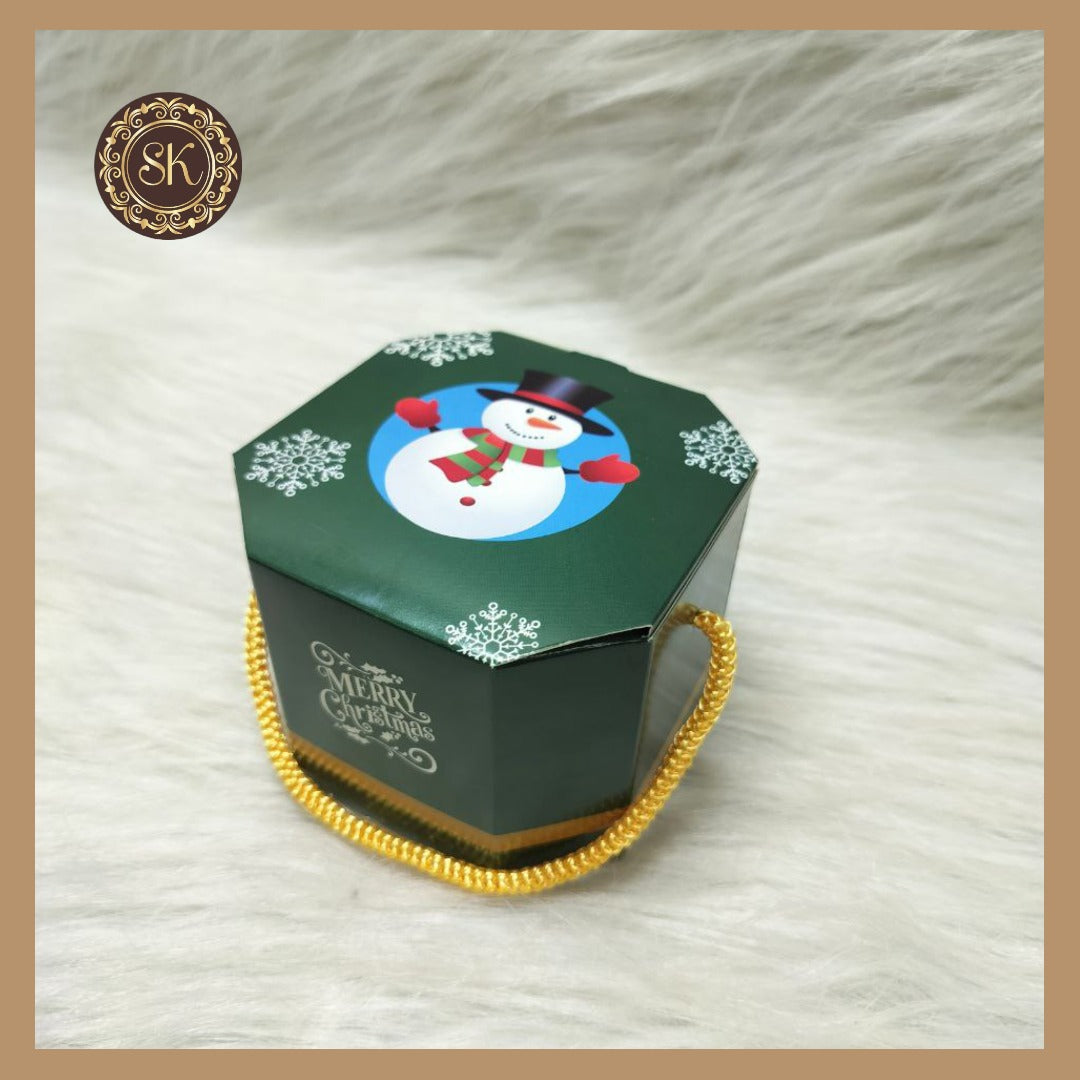 Christmas Paper Gift Box | Xmas Box | Santa Box | Snowman Box | Cookies Box | Candies Box | Cake Boxes - (5 Pieces) CB-003 Sweetkraft | Baking supplies