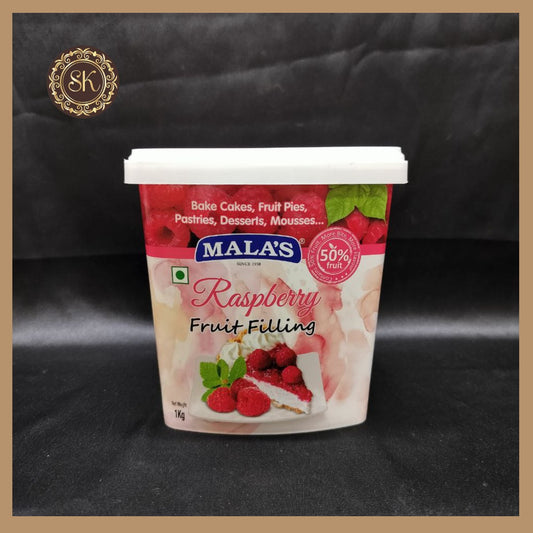 Raspberry Fruit filling | For Cake Fruit Filling | 1kg - Mala's