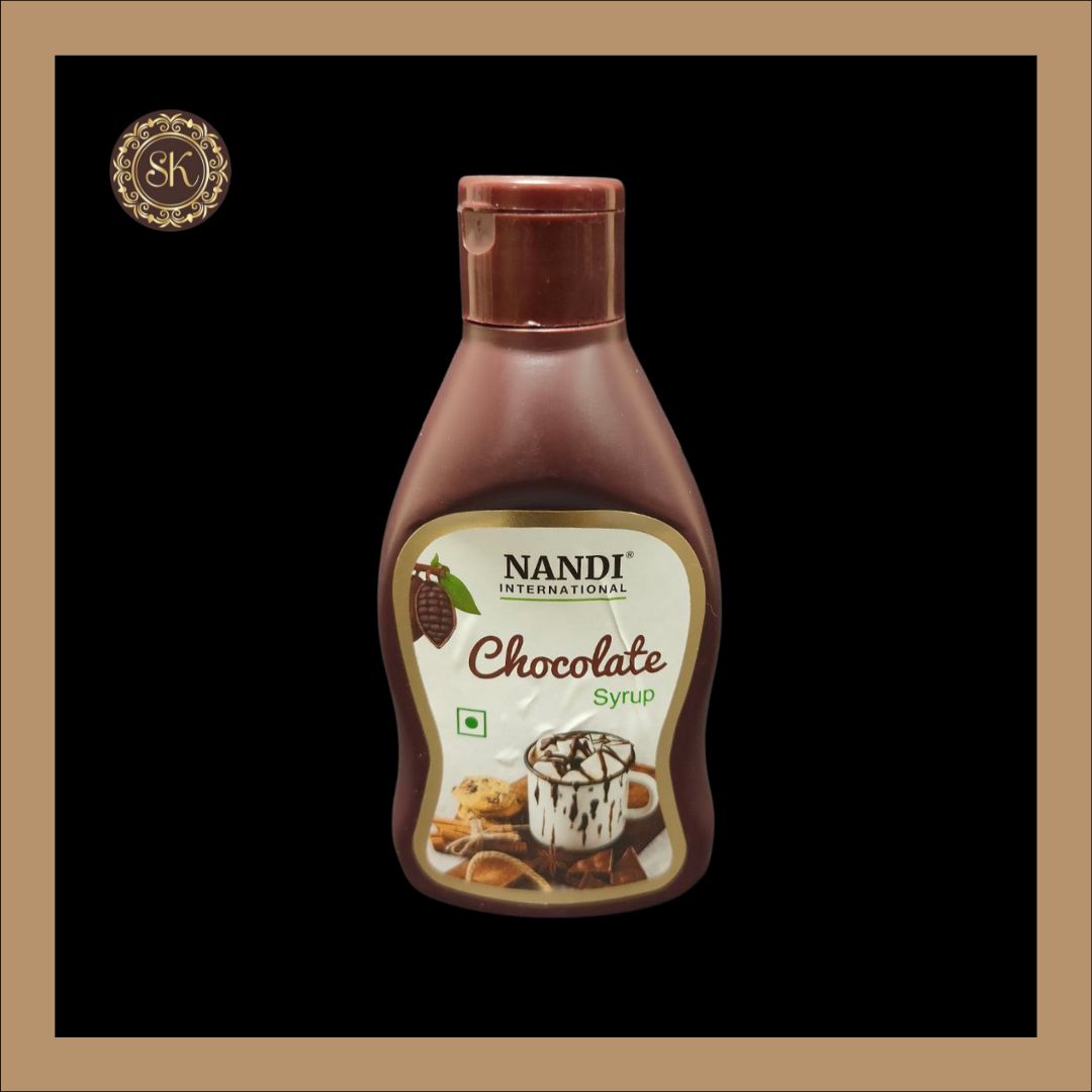 Chocolate Syrup | Dessert Topping | Cake | Ice-Cream |Nandi Brand - 200gms Sweetkraft | Baking supplies