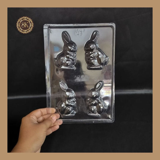 Plastic chocolate mould | Bunny Easter Mold | Easter Plastic Mold | Plastic molds  (PM-051) Sweetkraft | Baking supplies