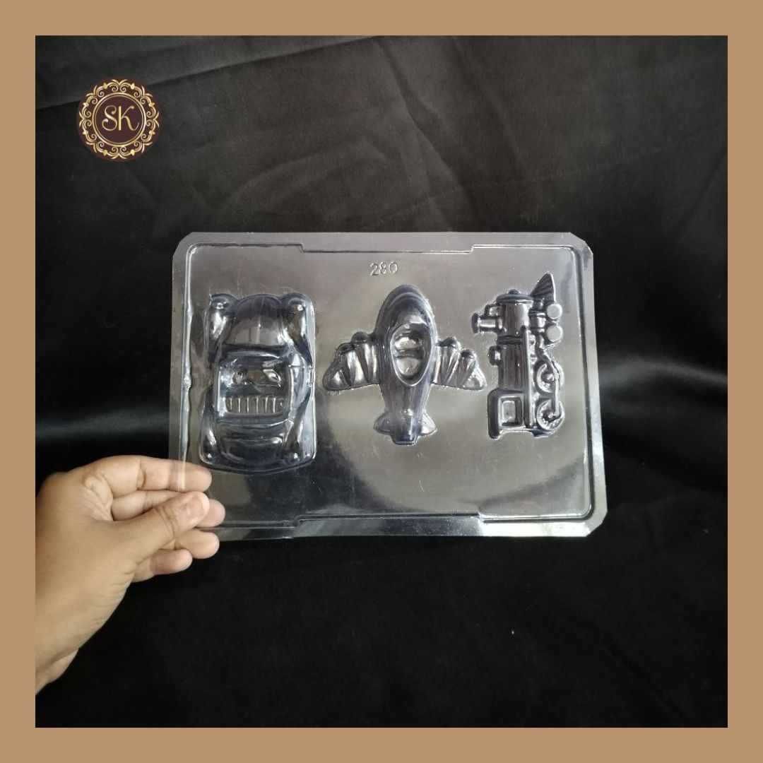 Plastic chocolate mould | Toy Chocolate  Mold | Plastic Mold | Plastic molds  (PM-067) Sweetkraft | Baking supplies