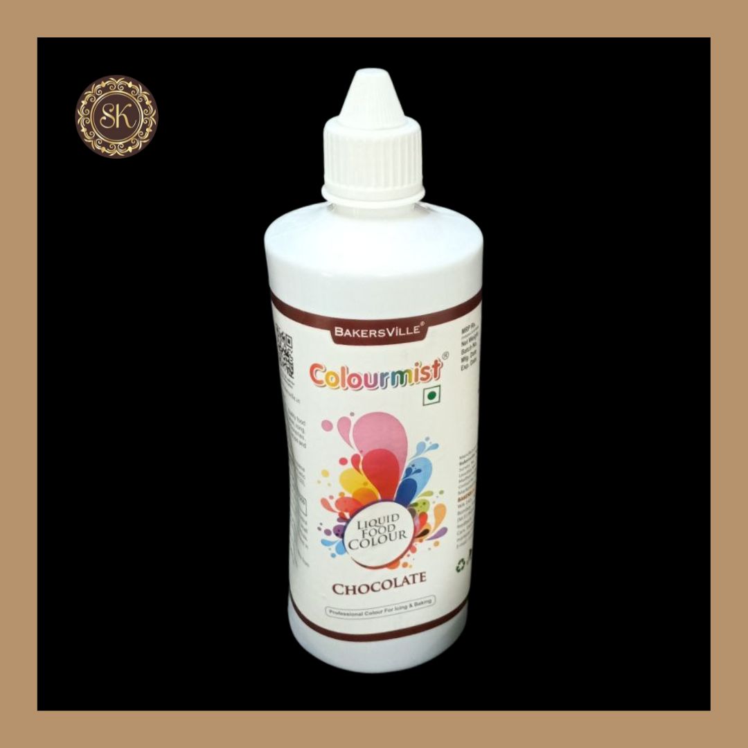 Liquid Food Colour | Chocolate Colour | Bakers Ville - 500gms Sweetkraft | Baking supplies