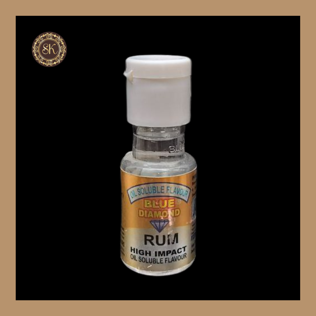 Oil Soluble Flavour | Rum | Blue Diamond - 20ml Sweetkraft | Baking supplies