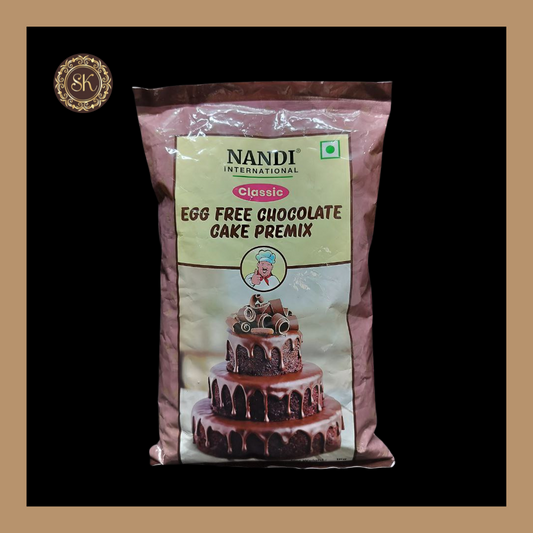 Chocolate Cake  Premix | Cake Premix | Egg Free Chocolate Cake Premix | Nandi - 1 Kg Sweetkraft | Baking supplies