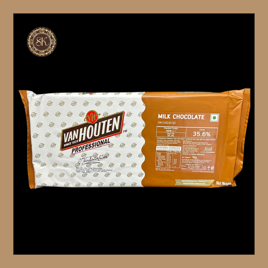 35.6% Milk chocolate | Milk chocolate | Vanhouten Professional - 1kg Sweetkraft | Baking supplies