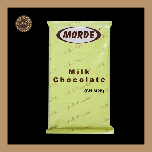 Milk Chocolate | Milk Chocolate Slab - (CH M28) | Morde - 500gms Sweetkraft | Baking supplies