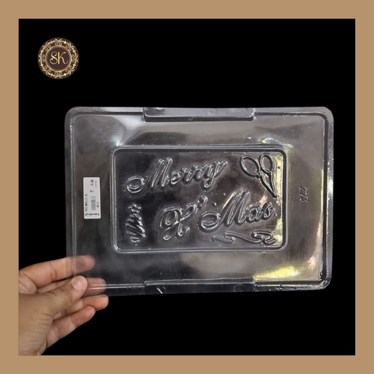 Plastic chocolate mould | Christmas Designing Chocolate Mould | Chocolate Plastic Mold | Plastic molds  (PM-152) Sweetkraft | Baking supplies