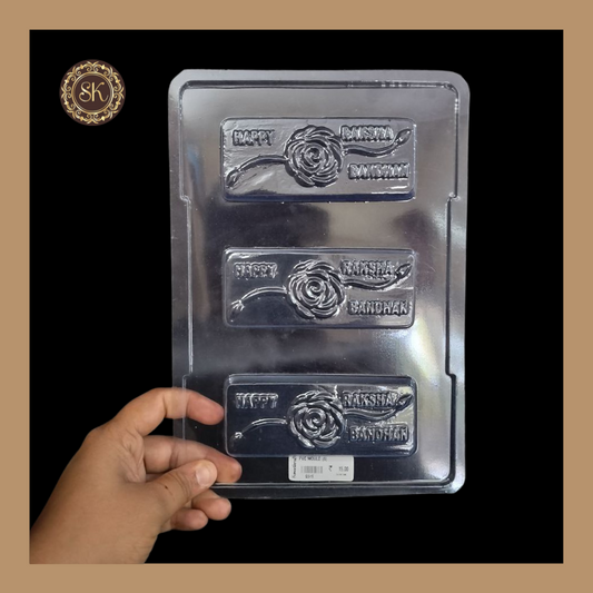 Plastic chocolate mould | Raksha Bndhan Chocolate Mould | Chocolate Plastic Mold | Plastic molds  (PM-162) Sweetkraft | Baking supplies