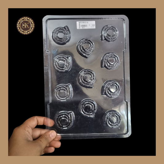 Plastic chocolate mould | Diwali Chocolate Mould | Diwali Plastic Mold | Plastic molds  (PM-175) Sweetkraft | Baking supplies