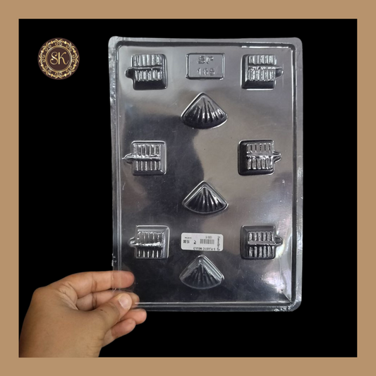 Plastic chocolate mould | Diwali Chocolate Mould | Diwali Plastic Mold | Plastic molds  (PM-189) Sweetkraft | Baking supplies
