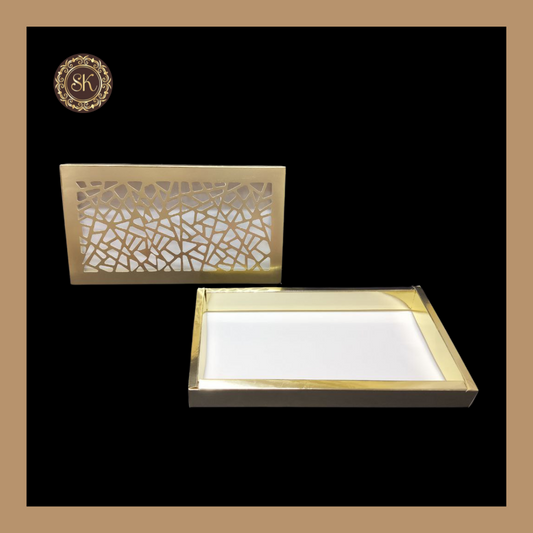 15 Cavity Laser Box | Golden Cavity Box | Chocolate Box | Gift Box - (Only Box) Sweetkraft | Baking supplies
