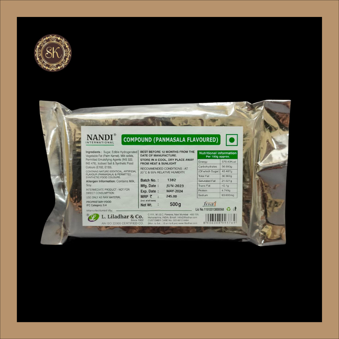 Compound Pan Pan Masala Flavoured Compound | Compound | Nandi - 500gms – Sweetkraft ...