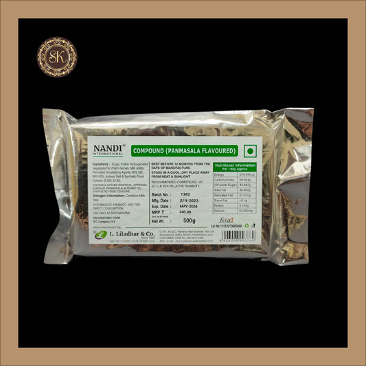 Pan Masala Flavoured Compound 500gms - Nandi Brand Sweetkraft | Baking supplies