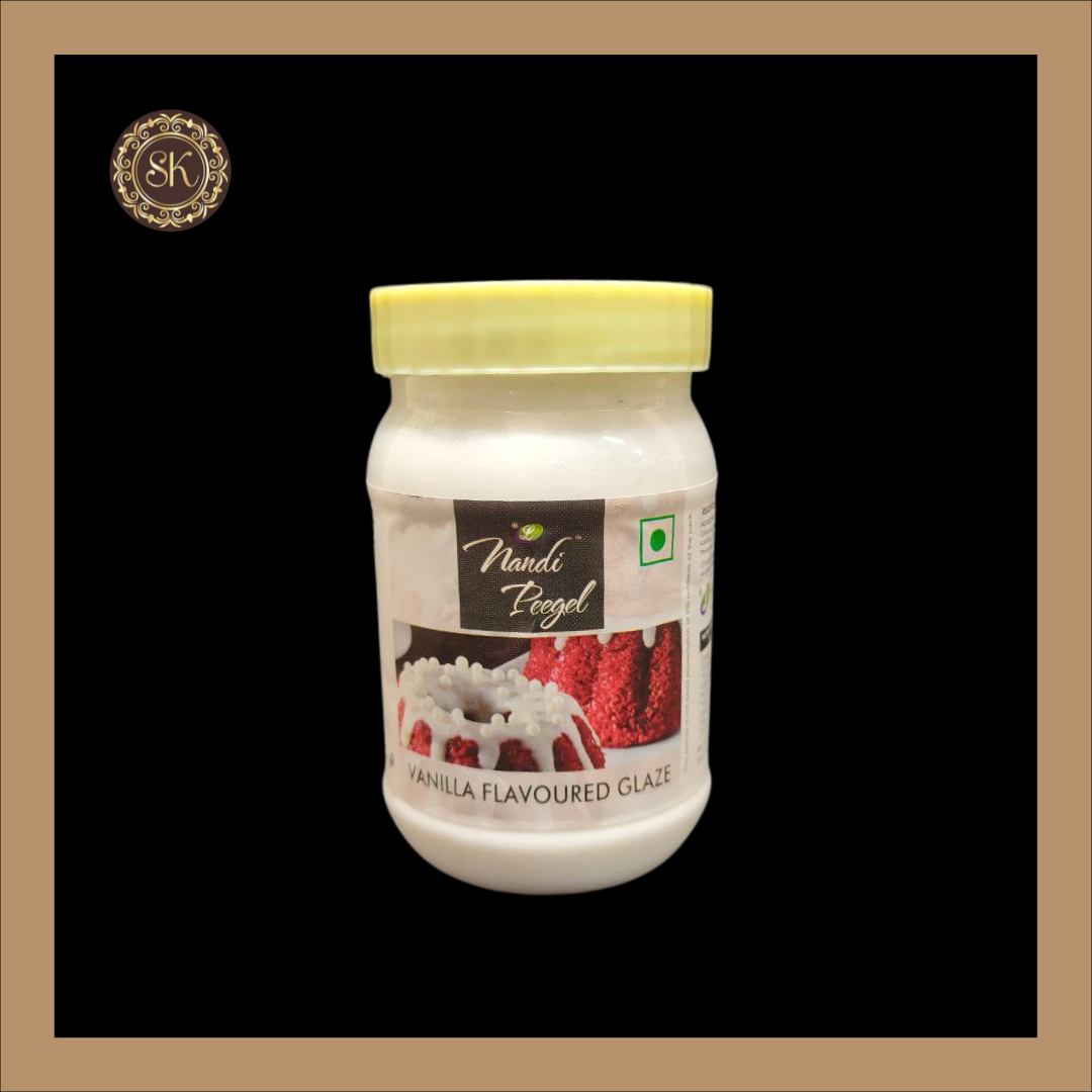 Vanilla Cold Glaze 200gms - Nandi Sweetkraft | Baking supplies