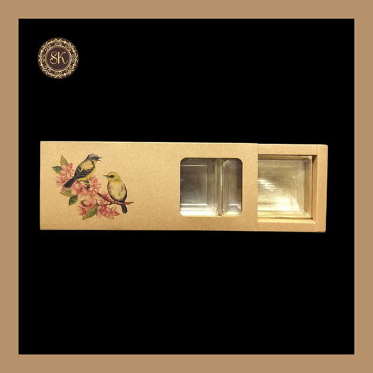 12 Partition Laser Box | Golden Cavity Box | Chocolate Box | Gift Box - (With Tray & Lid Cover) Sweetkraft | Baking supplies