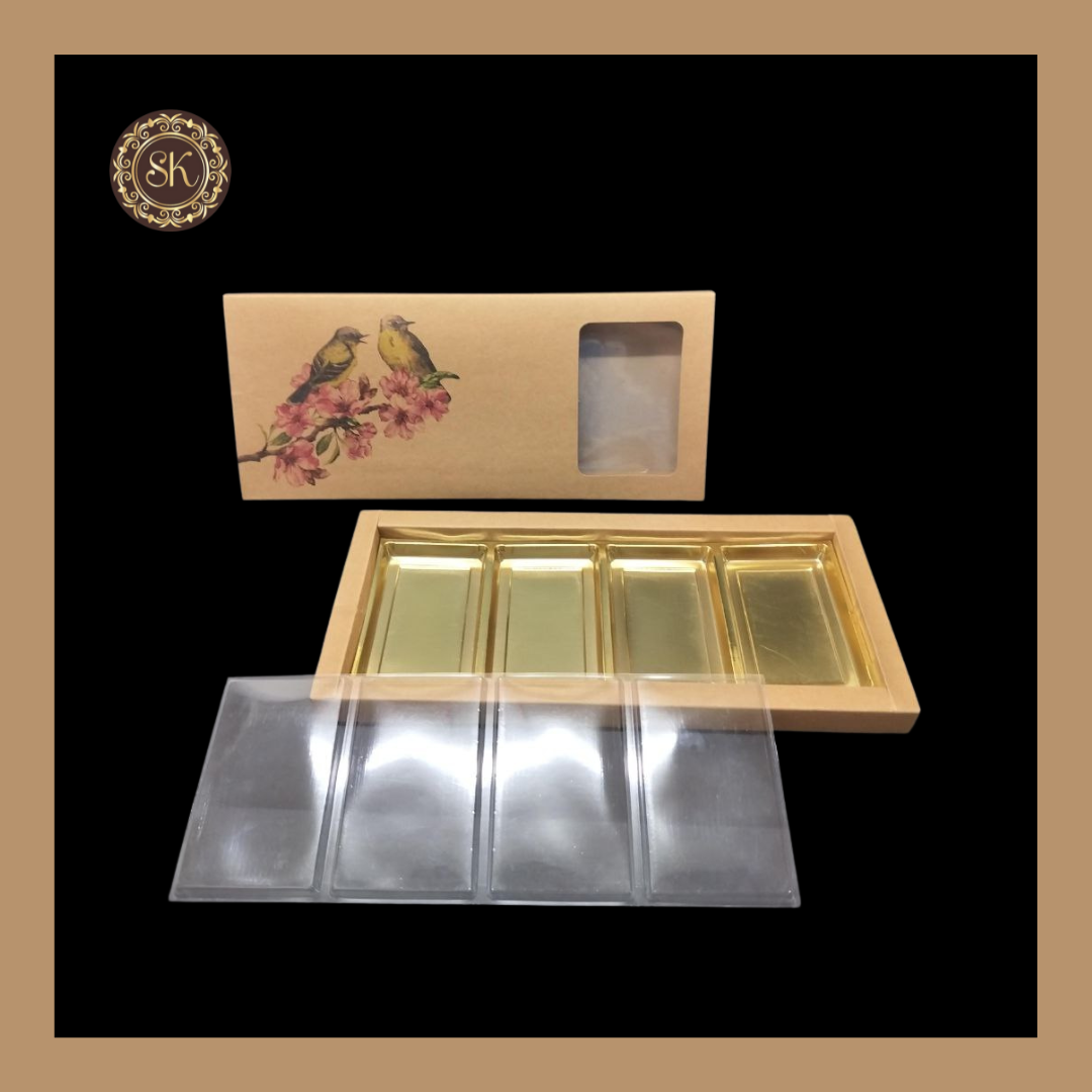 24 Eco-Nature Partition Box | Golden Cavity Box | Chocolate Box | Gift ...