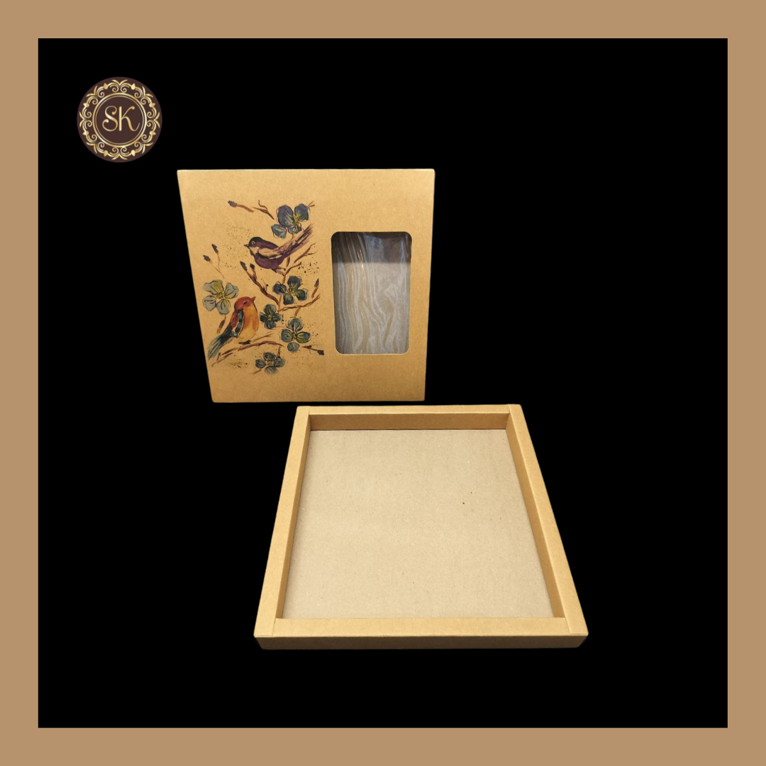 24 Eco-Nature Cavity Box | Golden Cavity Box | Chocolate Box | Gift Box - (Only Box) Sweetkraft | Baking supplies