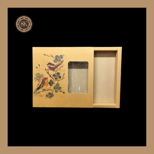 24 Eco-Nature Cavity Box | Golden Cavity Box | Chocolate Box | Gift Box - (Only Box) Sweetkraft | Baking supplies