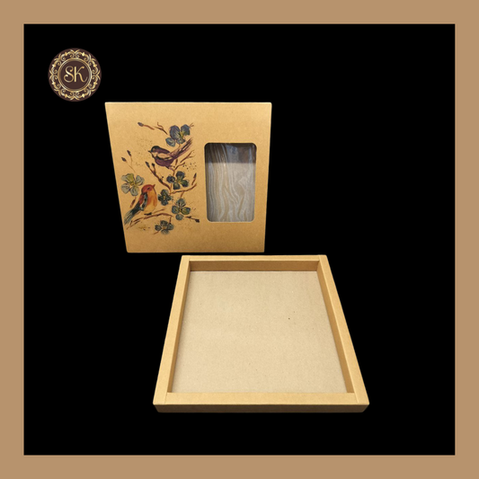 25 Eco-Nature Cavity Box | Golden Cavity Box | Chocolate Box | Gift Box - (Only Box) Sweetkraft | Baking supplies