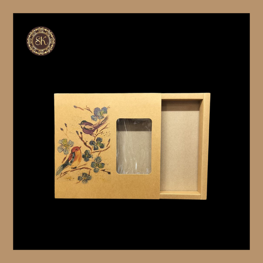 25 Eco-Nature Cavity Box | Golden Cavity Box | Chocolate Box | Gift Box - (Only Box) Sweetkraft | Baking supplies