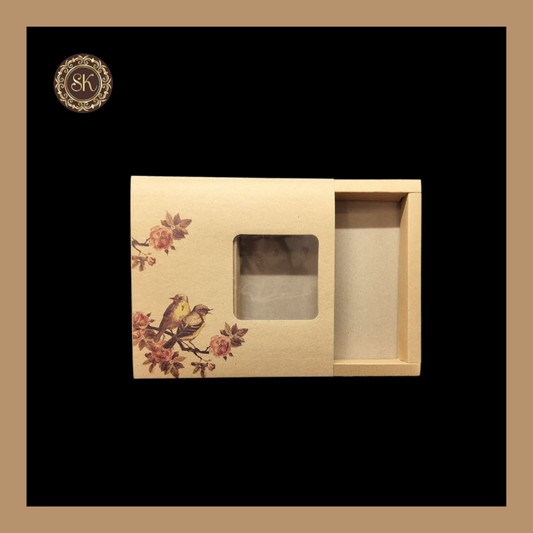 16 Eco-Nature Cavity Box | Golden Cavity Box | Chocolate Box | Gift Box - (Only Box) Sweetkraft | Baking supplies