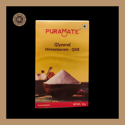 Glycerol Monostearate - GMS | Puramate - 25gms Sweetkraft | Baking supplies